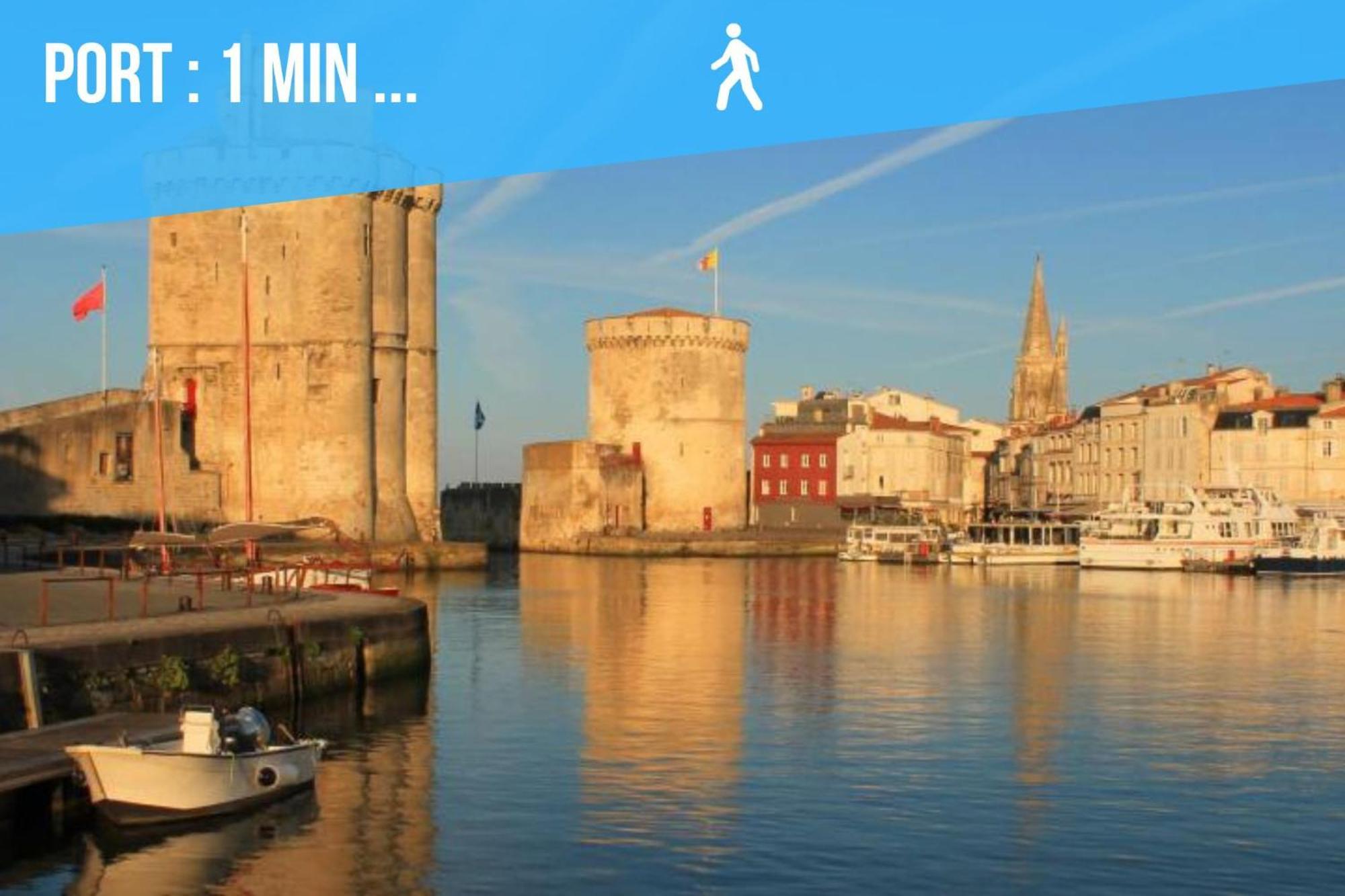 Caporizon-Le Perot-T2 Au Coeur Du Vieux Port 100M Plage La Rochelle  Ngoại thất bức ảnh